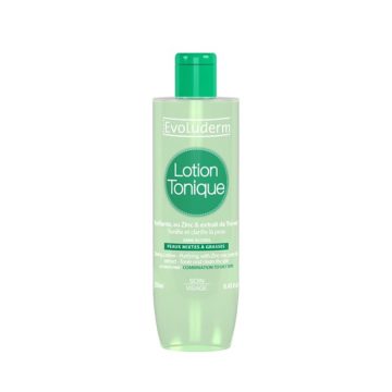 Nước hoa hồng Evoluderm Lotion Tonique 250ml xanh cho da dầu mụn