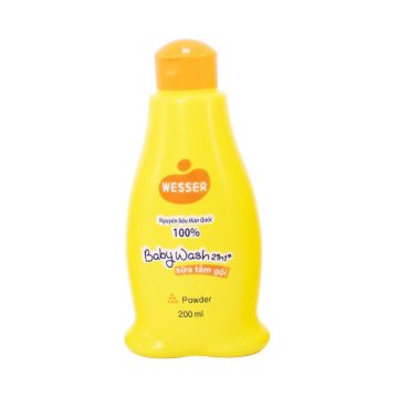 Tắm gội Wesser BabyWash 2in1 200ml
