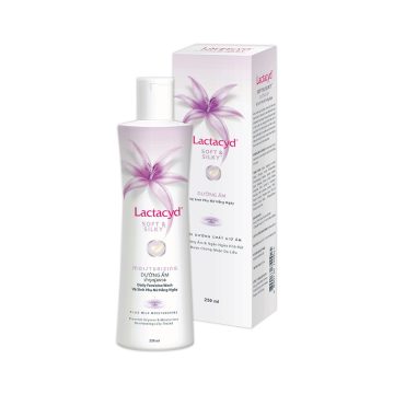 Dung dịch vệ sinh phụ nữ Lactacyd soft & silky dưỡng ẩm 250ml