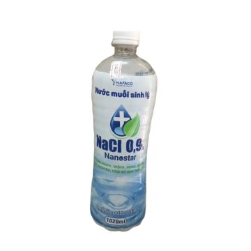 Nước muối sinh lý 0,9% Nanostar 1020ml