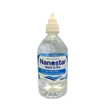 Nước muối sinh lý 0,9% Nanostar 520ml