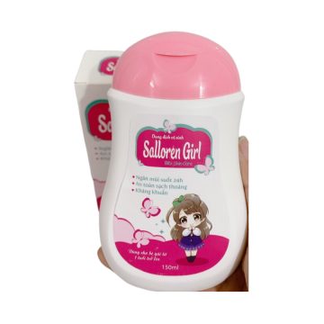 Dung dịch vệ sinh bé gái Salloren cho bé từ 1 tuổi
