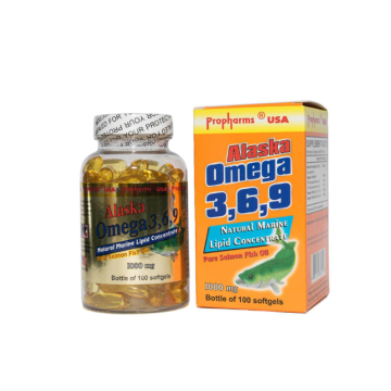 Alaska Omega 3 6 9 Mỹ 1000mg