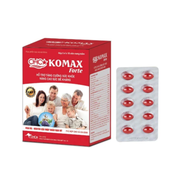 (CHC-CQC) Komax Forte ( Hộp 5 vỉ )