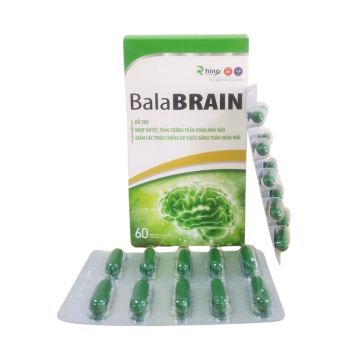Bổ não Bala Brain - Hộp x 6 vỉ, vỉ x 10 viên nang mềm