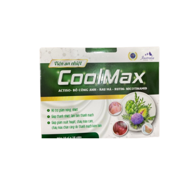 Viên an nhiệt CoolMax ( Hộp 10 vỉ x 10 viên)