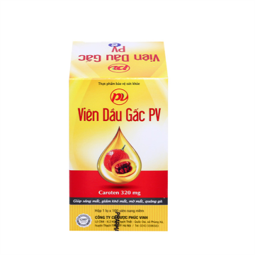 Viên dầu gấc PV ( Caroten 320mg)