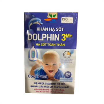 Khăn hạ sốt DOLPHIN 3M+