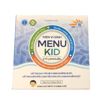 Sun-Menu Kid ( hộp 3 vỉ x 5 ống)