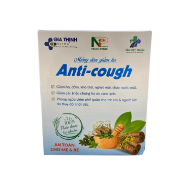 Miếng dán giảm ho Anti-cough - Hộp