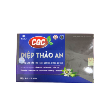 CQC Diệp Thảo An ( Hộp 3 vỉ x 10 viên)