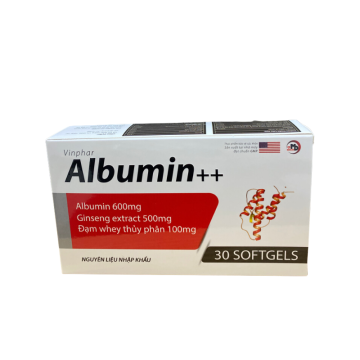 Albumin ++ Vinphar (1 vỉ)