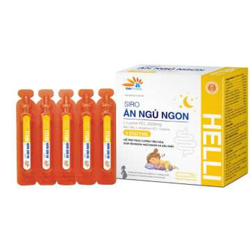 Sun- Siro Ăn ngủ ngon Helli - Hộp 20 ống