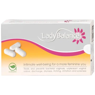 Viên đặt âm đạo LadyBalance giảm khí hư và mùi hôi âm đạo do nhiễm khuẩn âm đạo