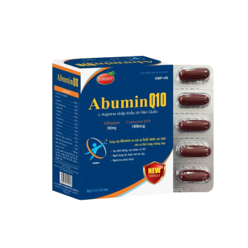 Abumin Q10 (Hộp 5 vỉ x 10 viên)