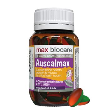 Auscalmax, hỗ trơ duy trì hệ xương, có bắp và răng chắc khỏe