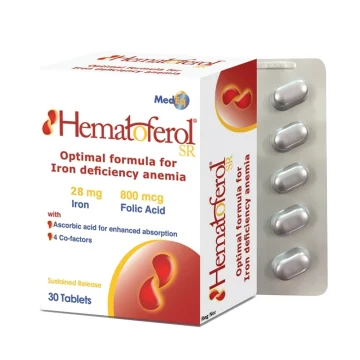 Hematoferol SR MedEq - Bổ sung sắt hữu cơ, acid folic cho bà bầu